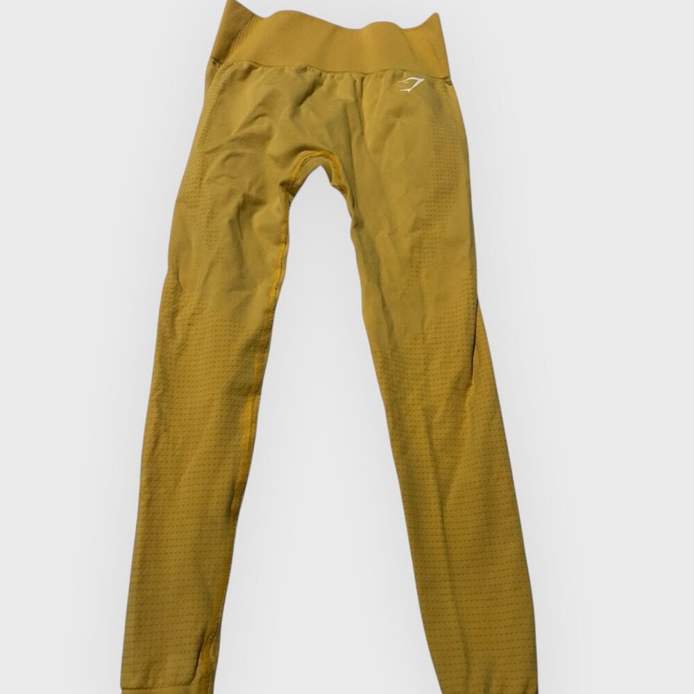 Women's Mustard Yellow High-Waisted Leggings